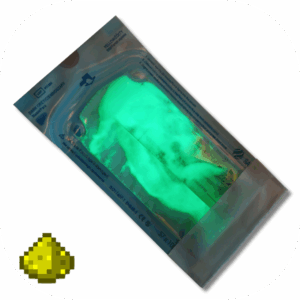 Sterile biosafe glowing powder
