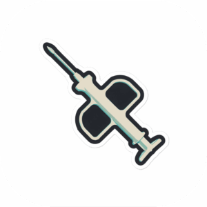 Injector vinyl sticker
