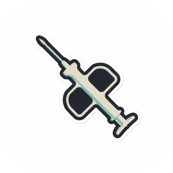 Injector vinyl sticker